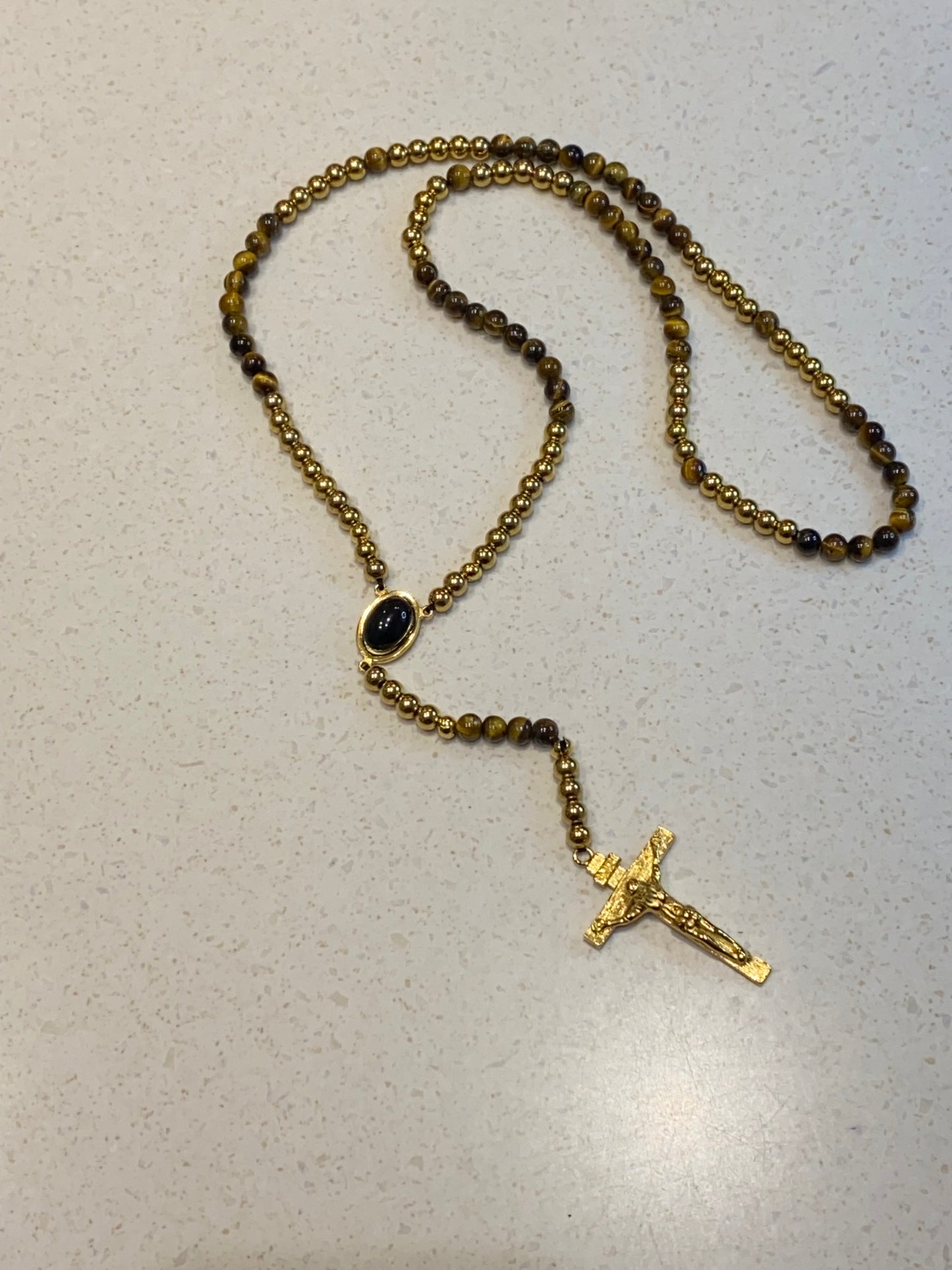 Rosary Beads - Tigers Eye