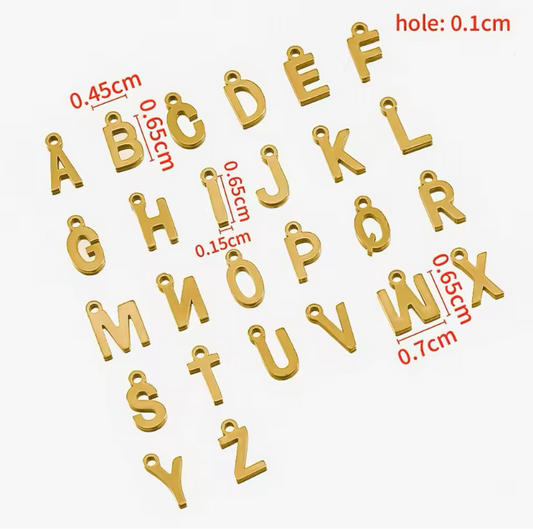 Small Initial Charms