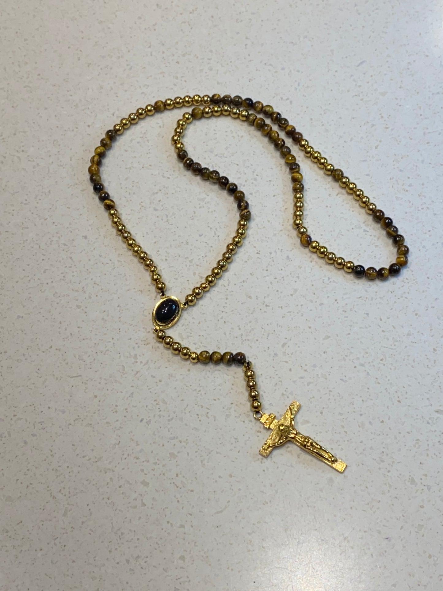 Rosary Beads - Tigers Eye