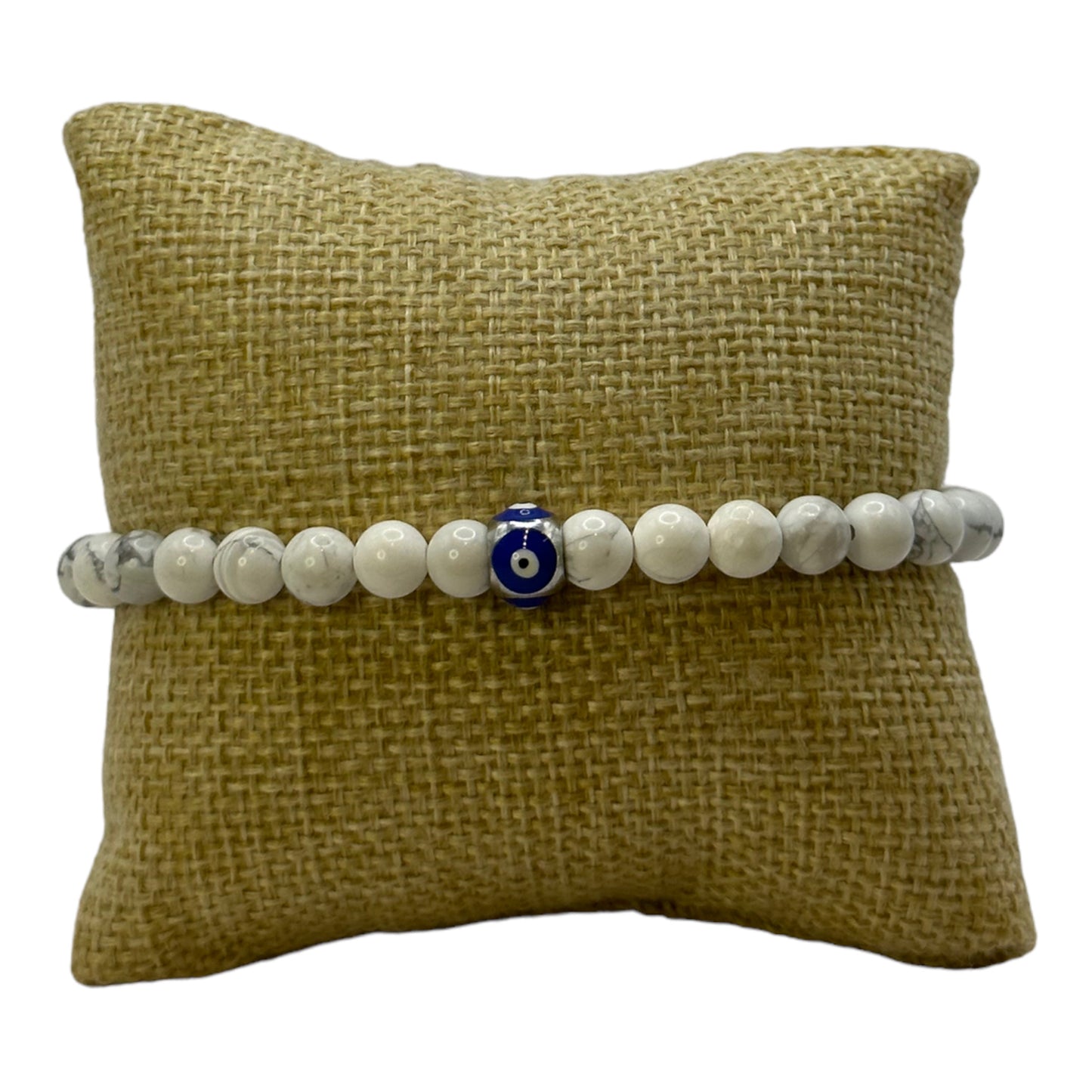 Protection Marble Howlite Beaded Bracelet