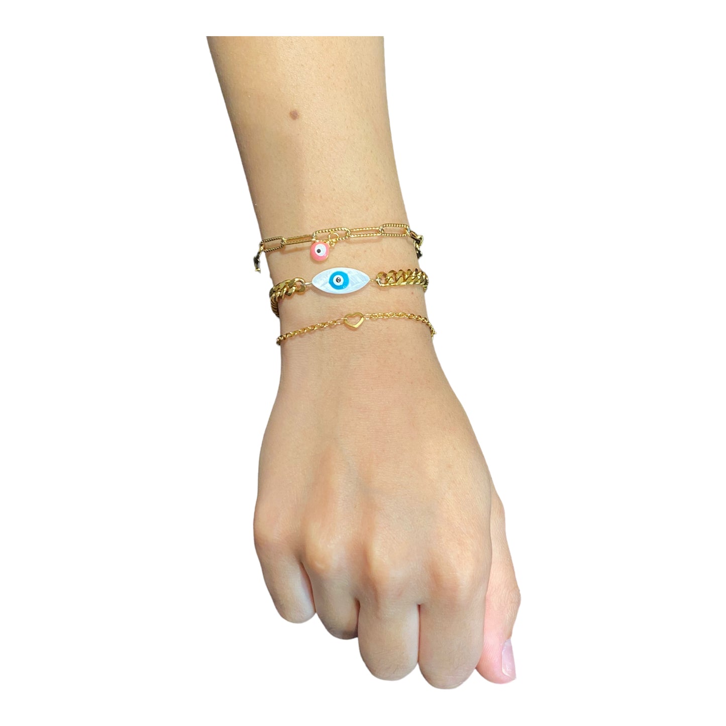 Shell Pearl Eye Permanent Bracelet