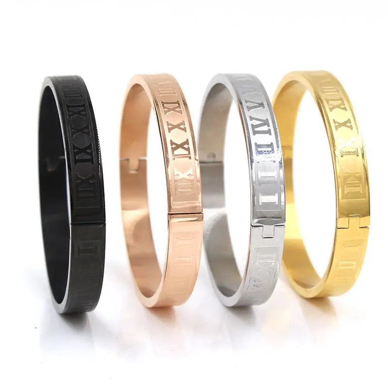 Roman Numeral Bangle