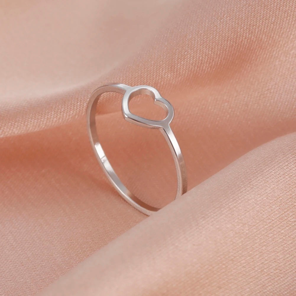 Heart Stainless Steel Ring