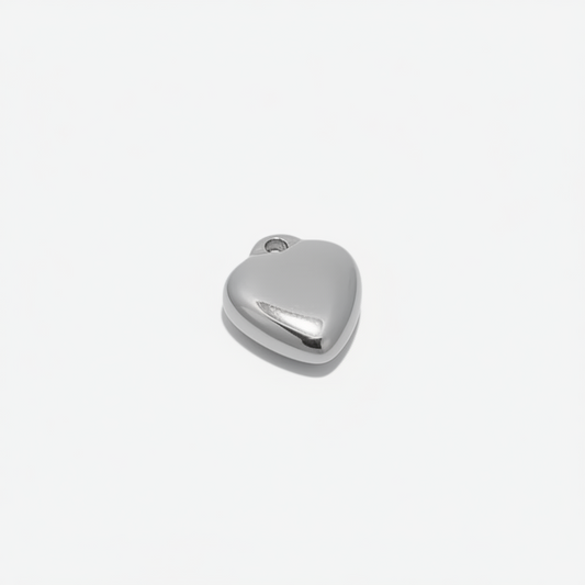 Mini Heart Puff Charm