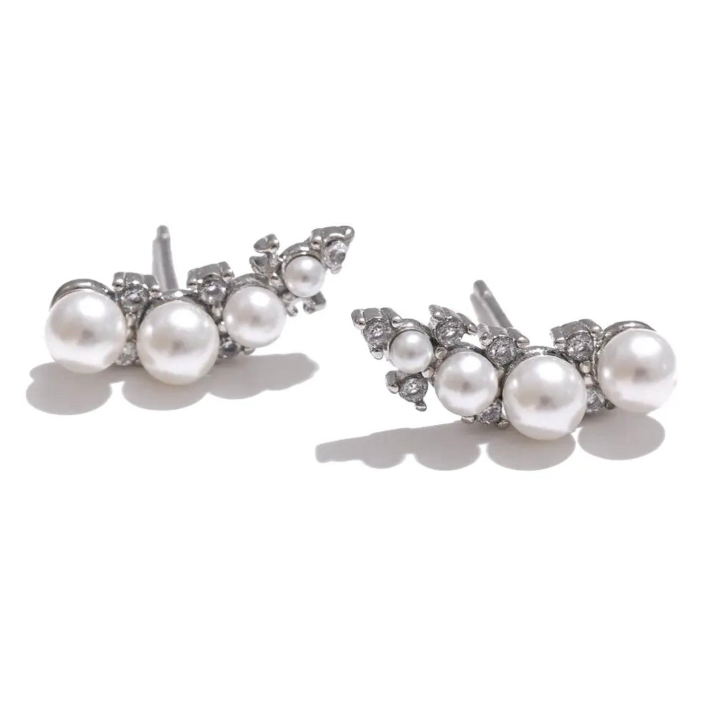 Pearl Cz Studs