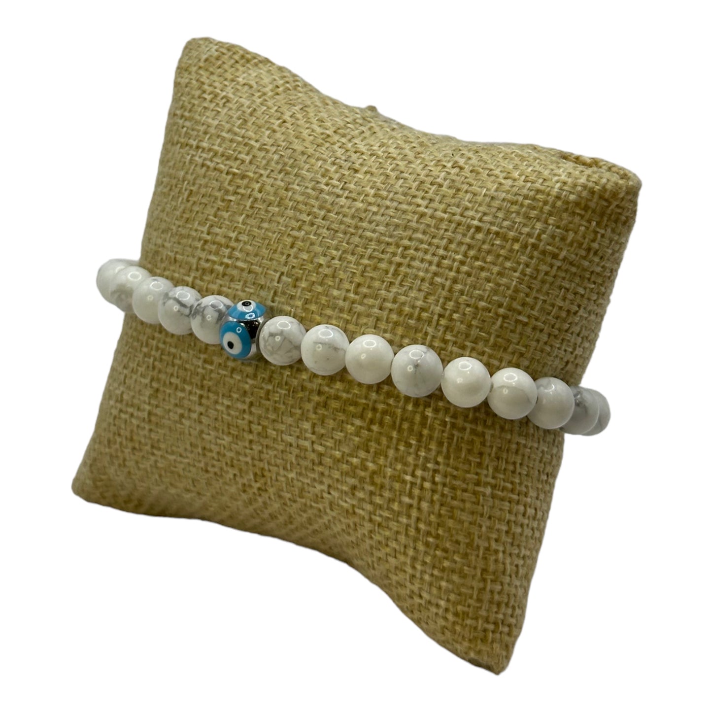 Protection Marble Howlite Beaded Bracelet