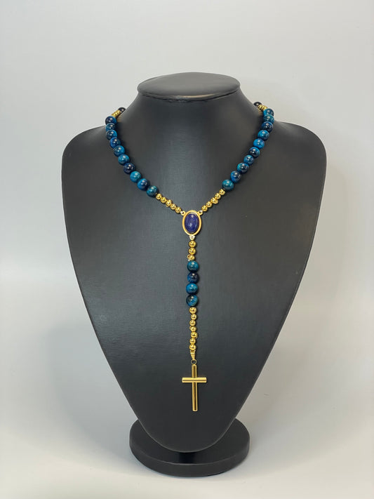 Rosary Beads - Blue Tigers Eye