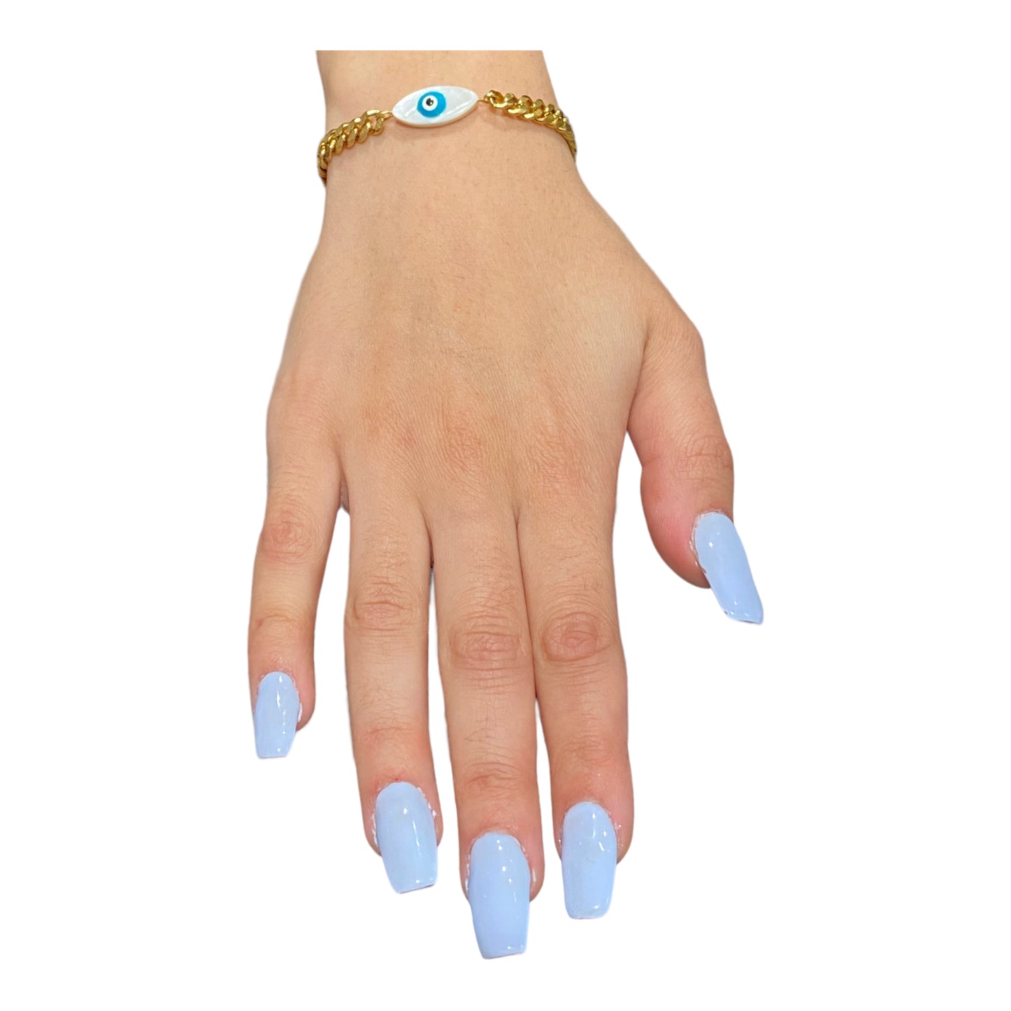 Shell Pearl Eye Permanent Bracelet