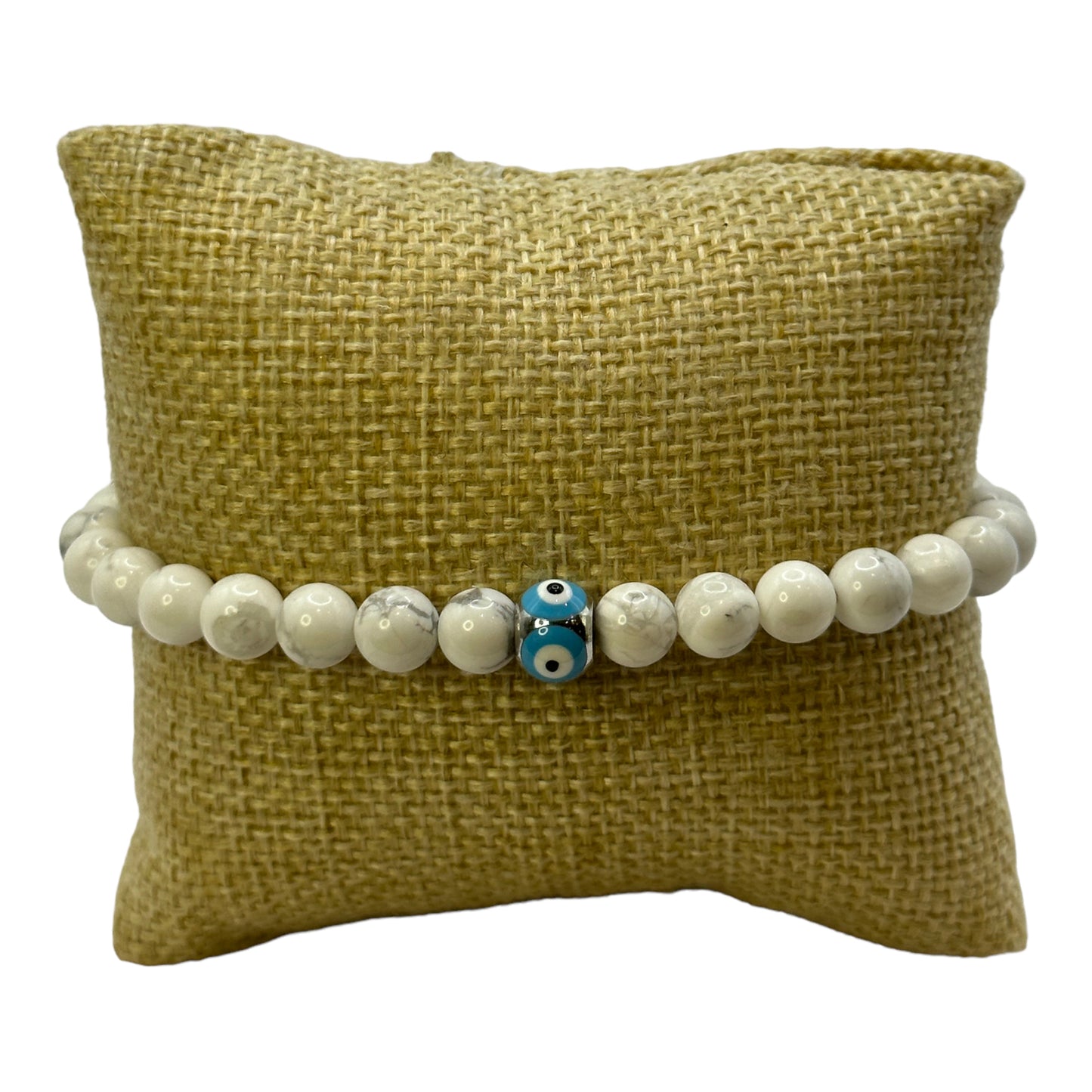 Protection Marble Howlite Beaded Bracelet