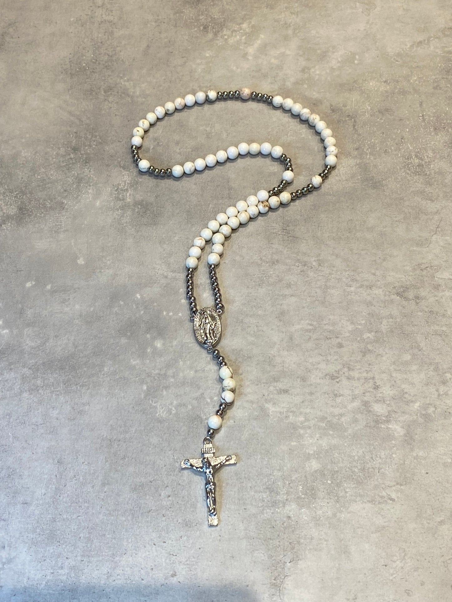 Rosary Beads - Howlite