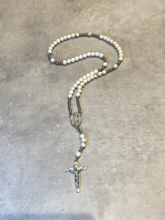 Rosary Beads - Howlite