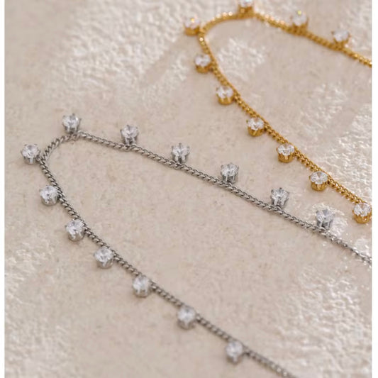 Elyssa Crystal Charm Necklace