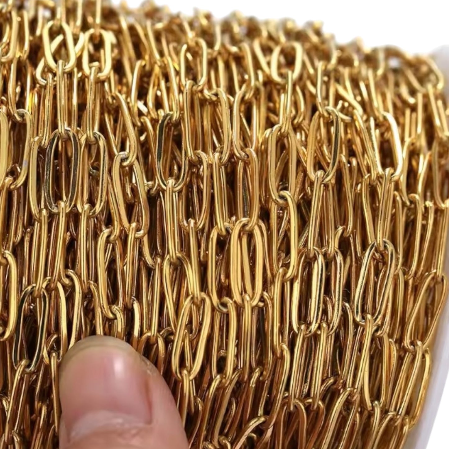 4mm x 12mm Paperclip Chain