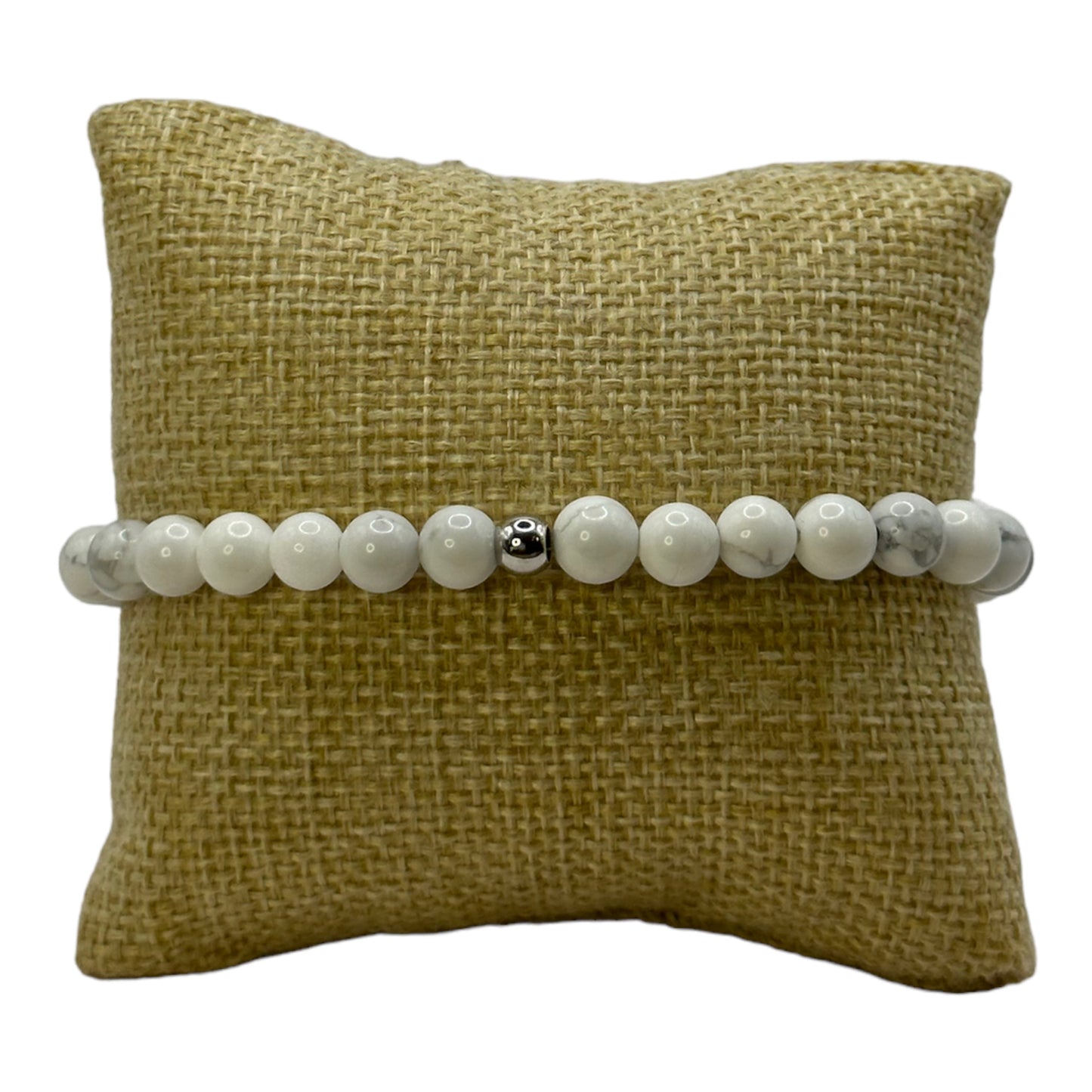 Protection Marble Howlite Beaded Bracelet