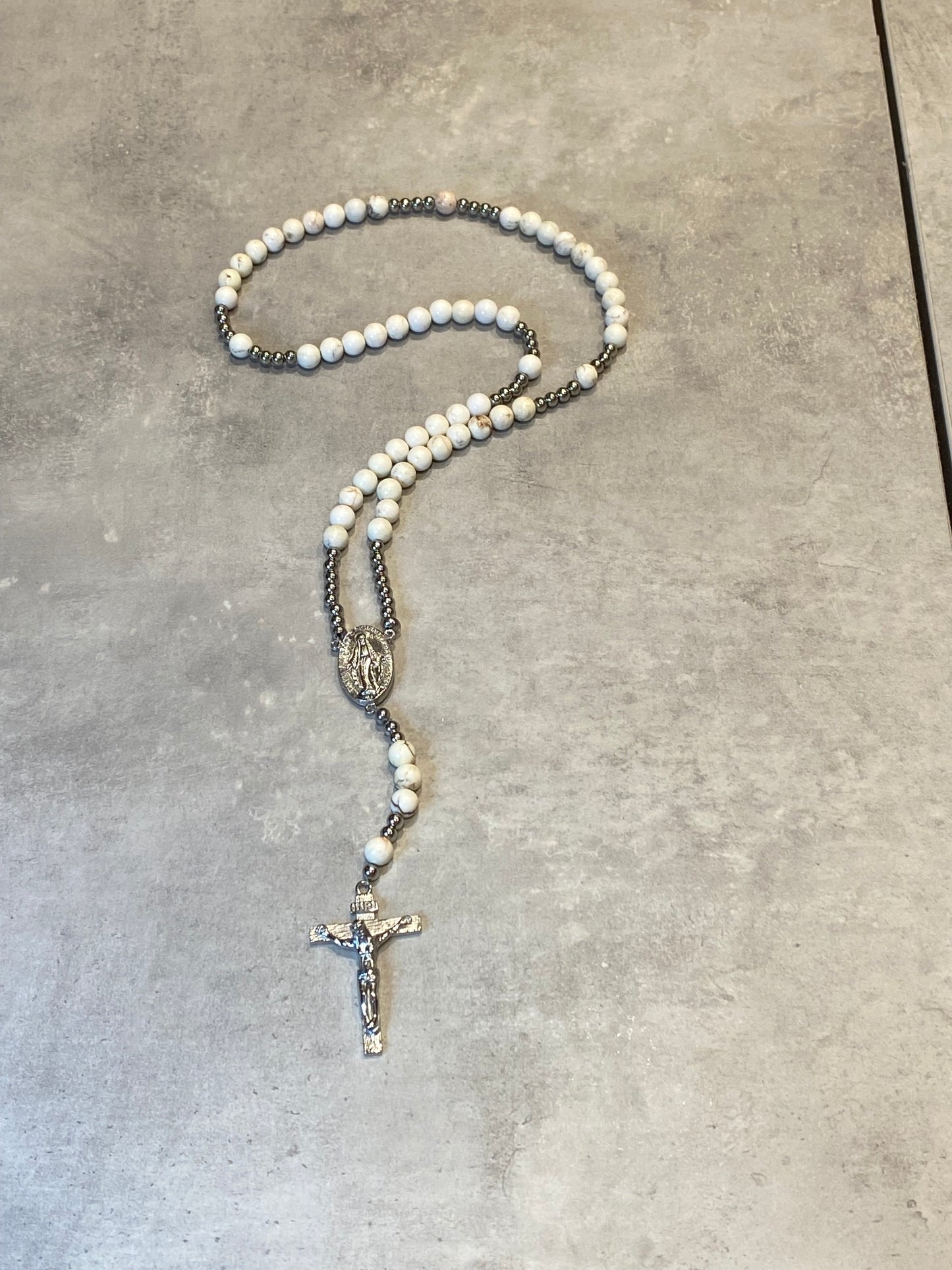 Rosary Beads - Howlite
