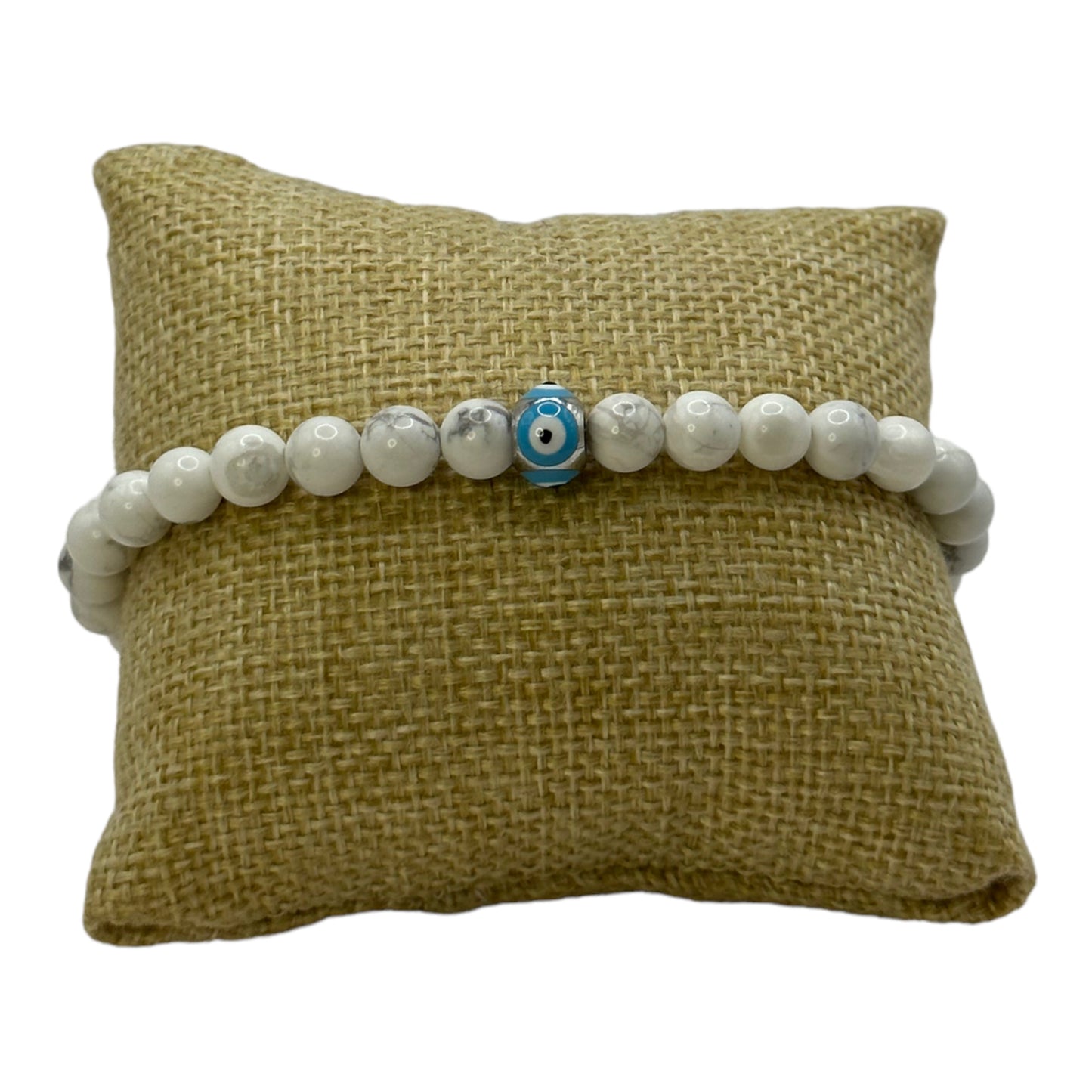 Protection Marble Howlite Beaded Bracelet