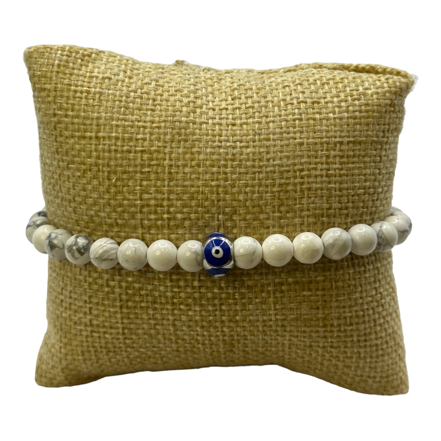 Protection Marble Howlite Beaded Bracelet