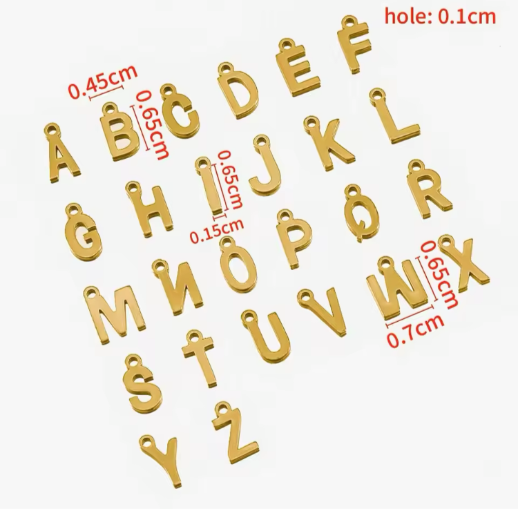 Small Initial Charms