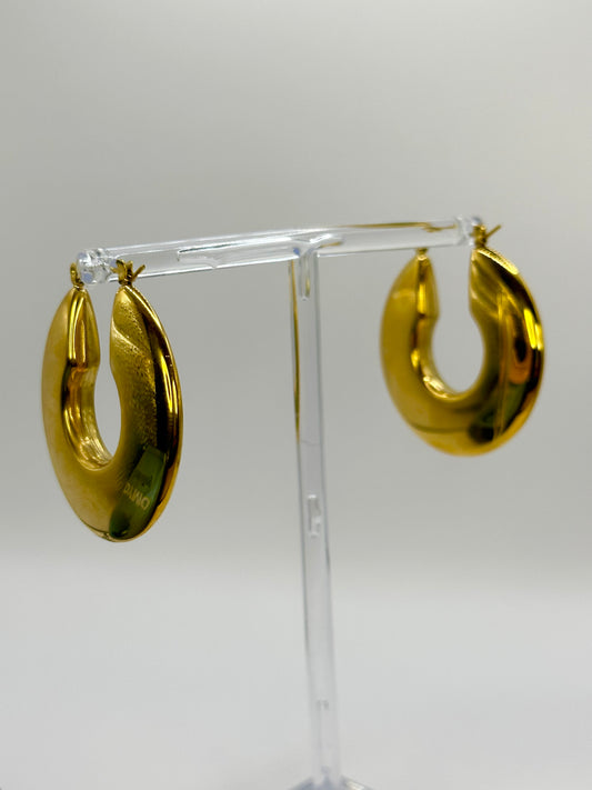 Ella Gold Statement Hoops