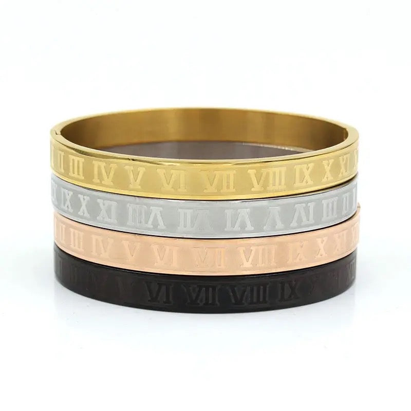 Roman Numeral Bangle