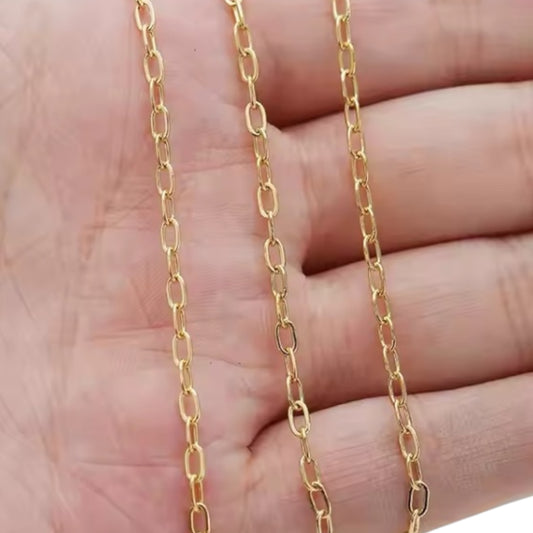 2.5 x 4.5mm Paperclip Bracelet