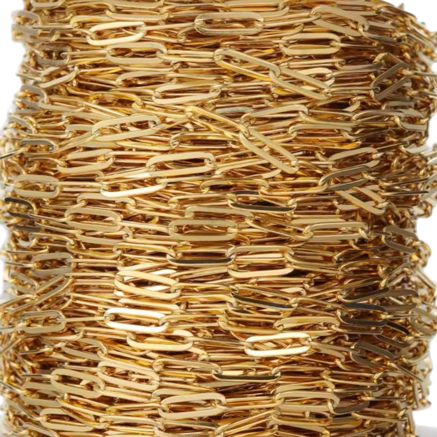 4mm x 12mm Paperclip Flat Chain