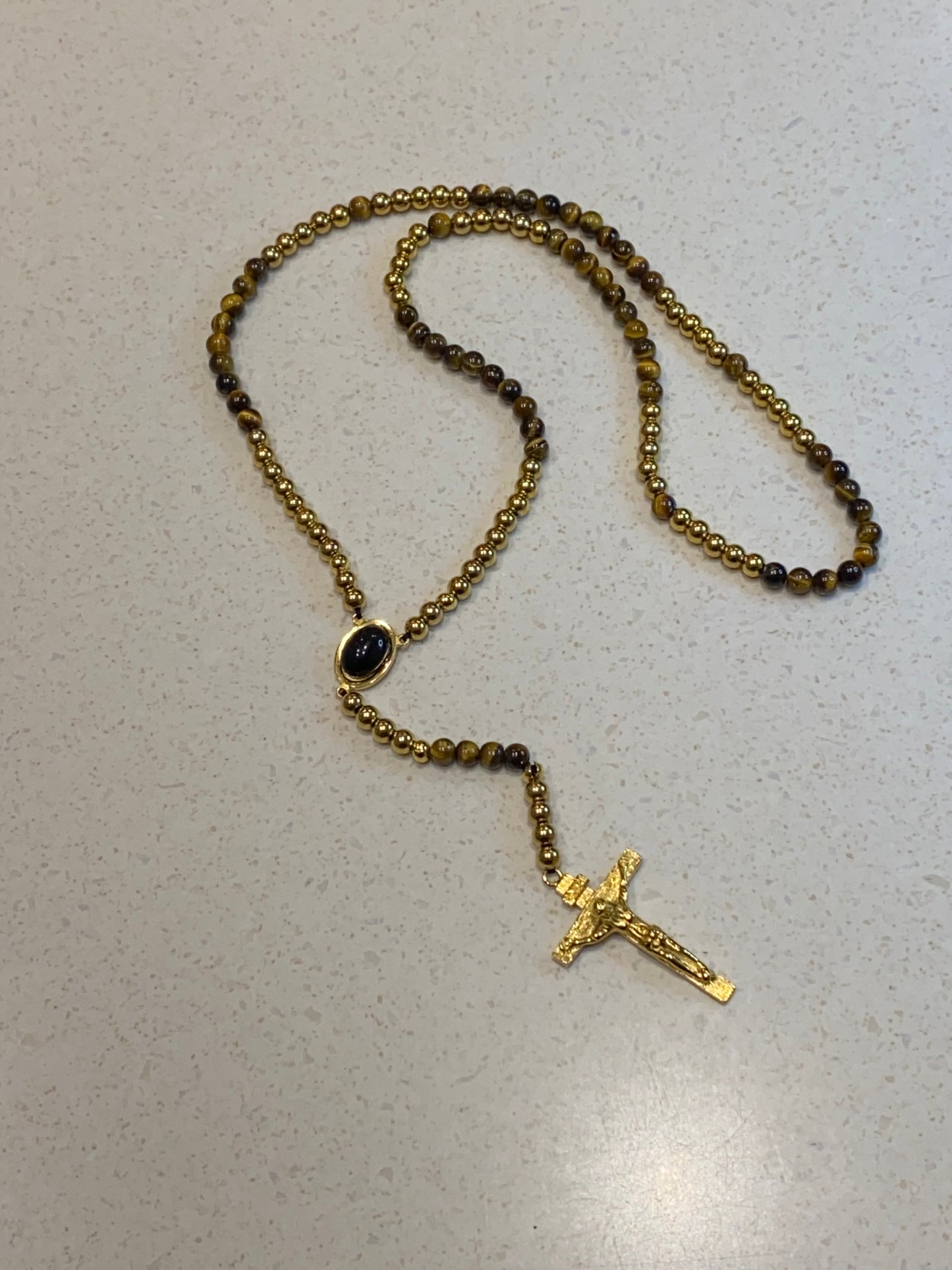 Rosary Beads - Tigers Eye