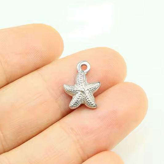 Starfish Stainless Steel Charms