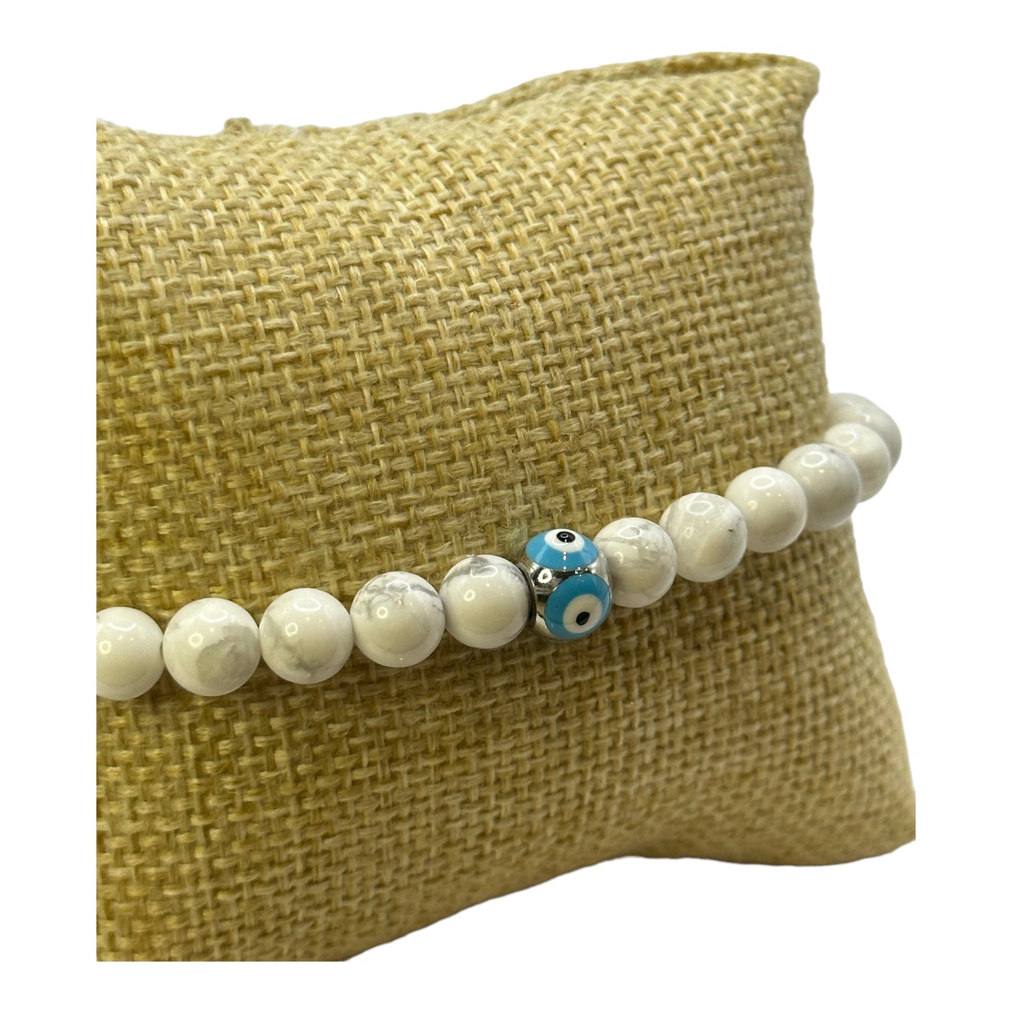 Protection Marble Howlite Beaded Bracelet