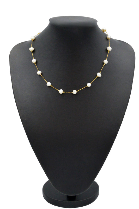 First Piece Necklace Pearl