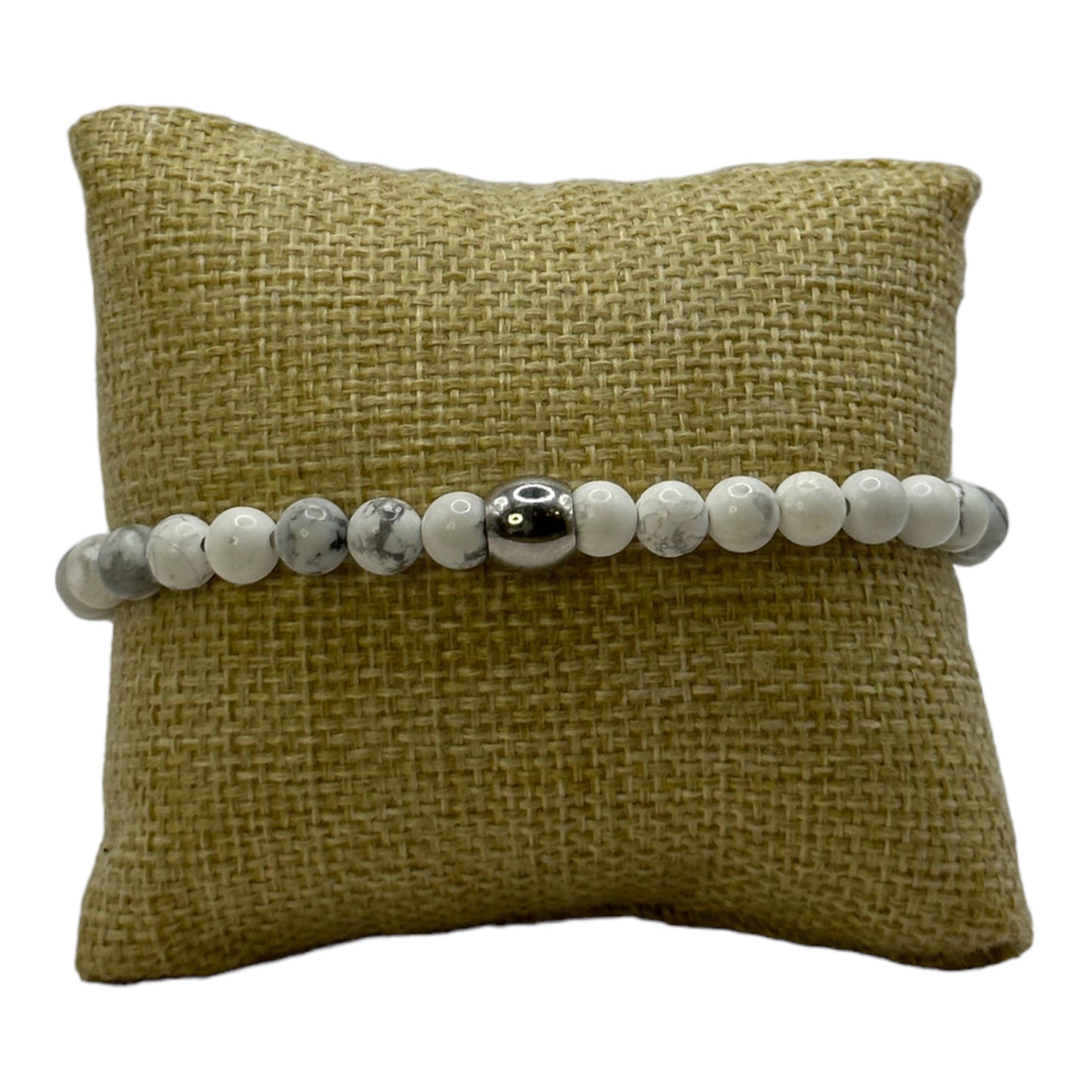 Protection Marble Howlite Beaded Bracelet