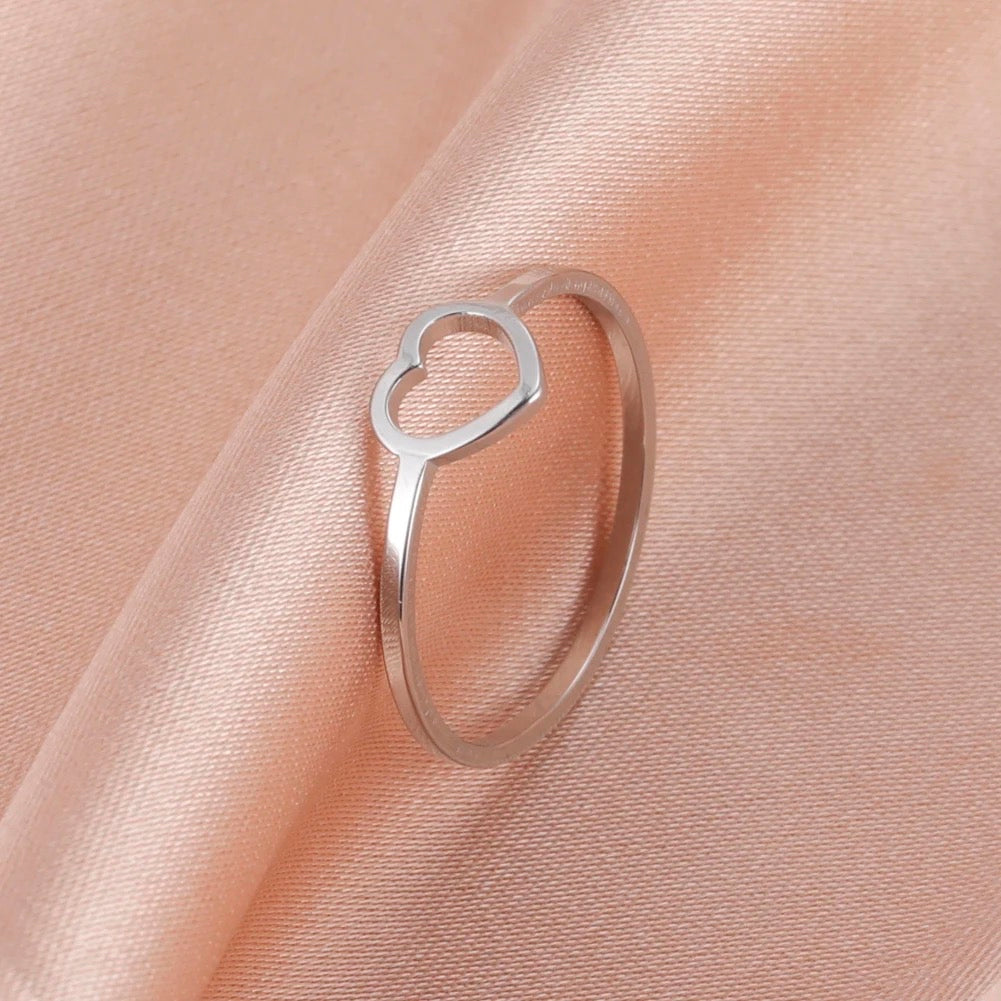 Heart Stainless Steel Ring