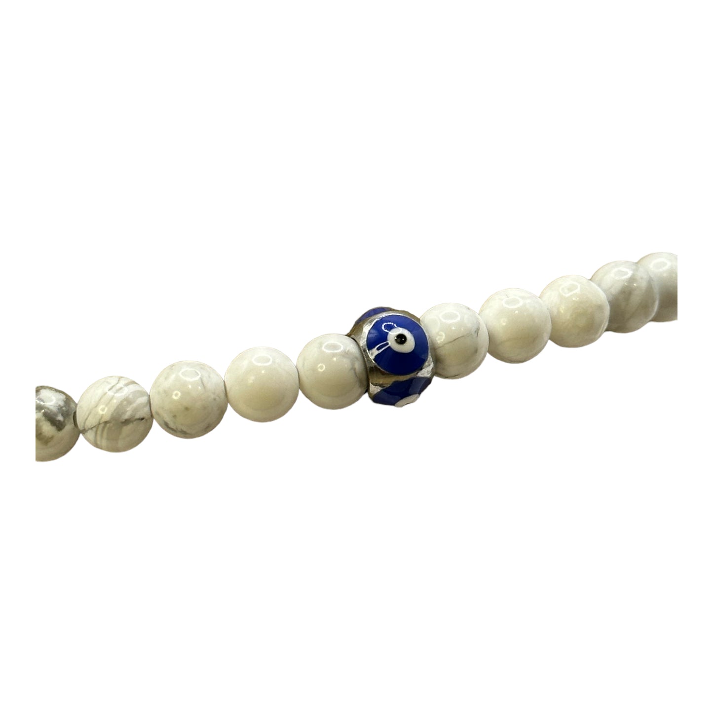 Protection Marble Howlite Beaded Bracelet