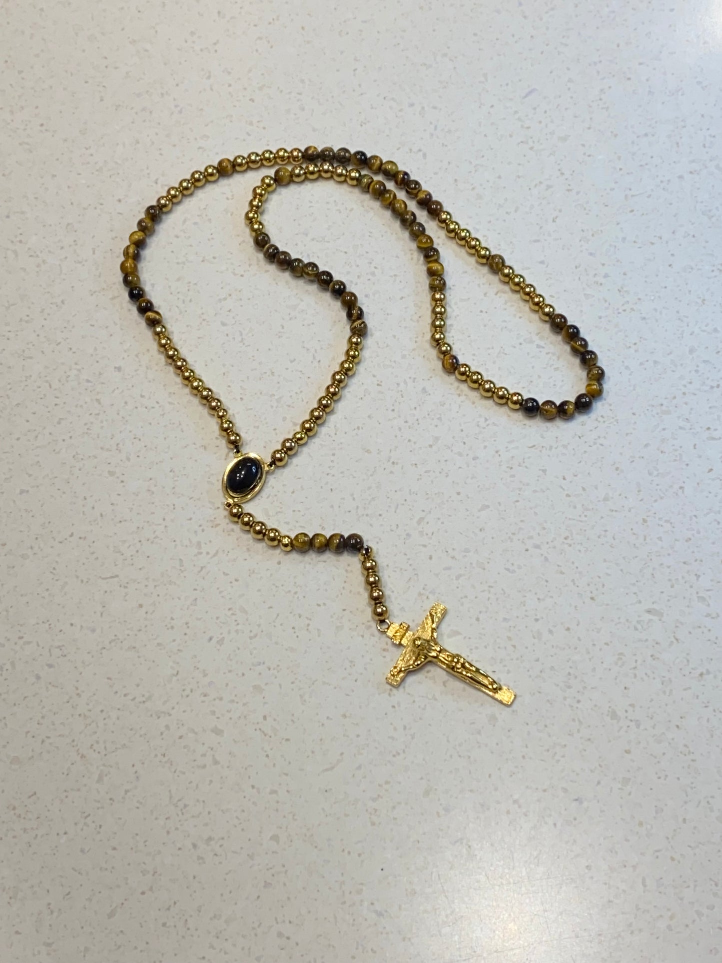 Rosary Beads - Tigers Eye