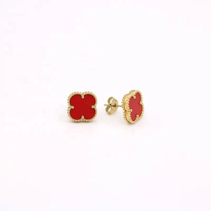 Four Leaf Clover Studs