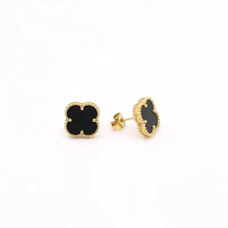Four Leaf Clover Studs