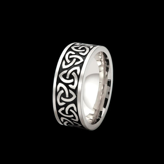 Celtic Pattern Stainless Steel Ring