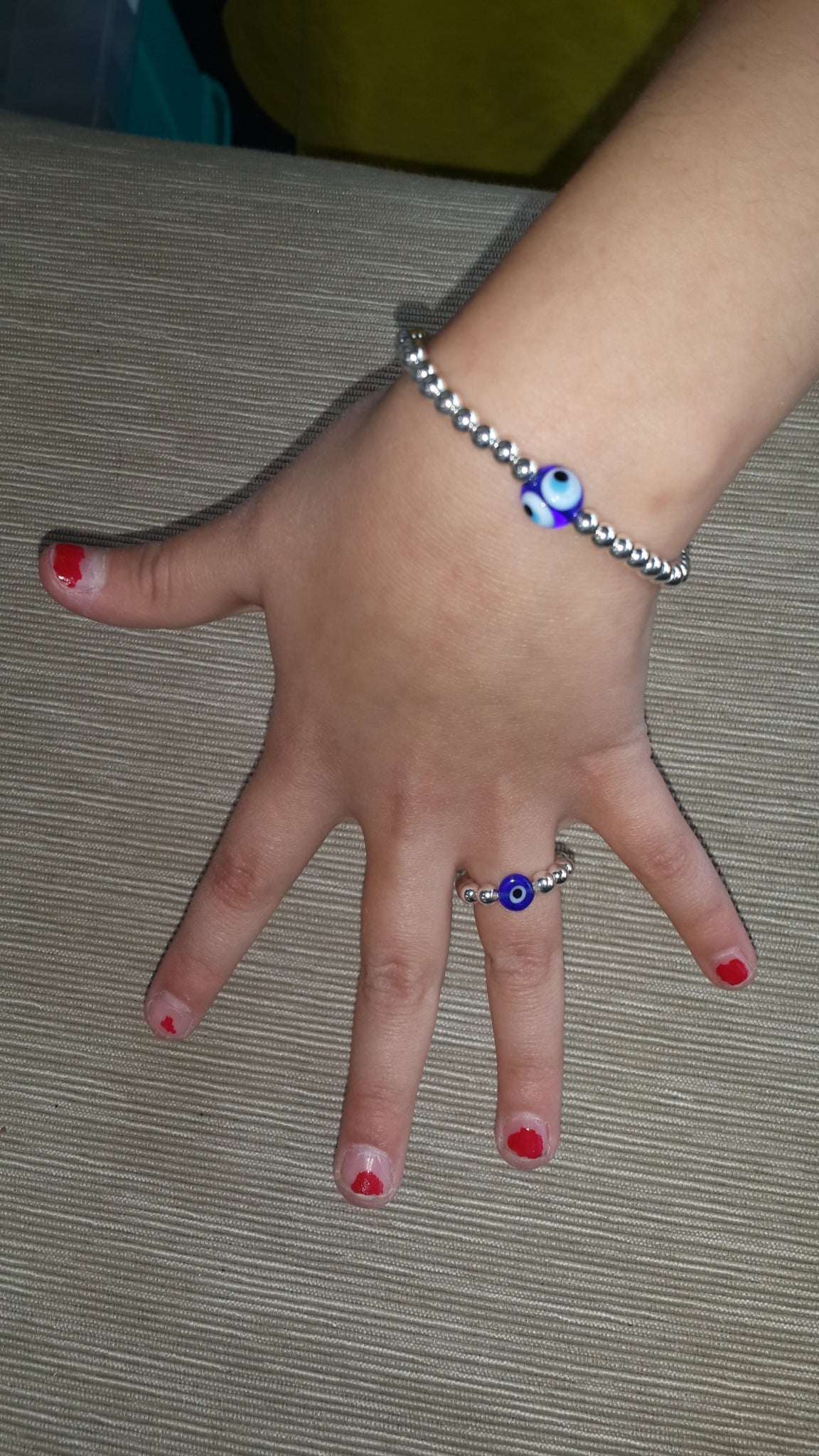 Silver Evil Eye Rings