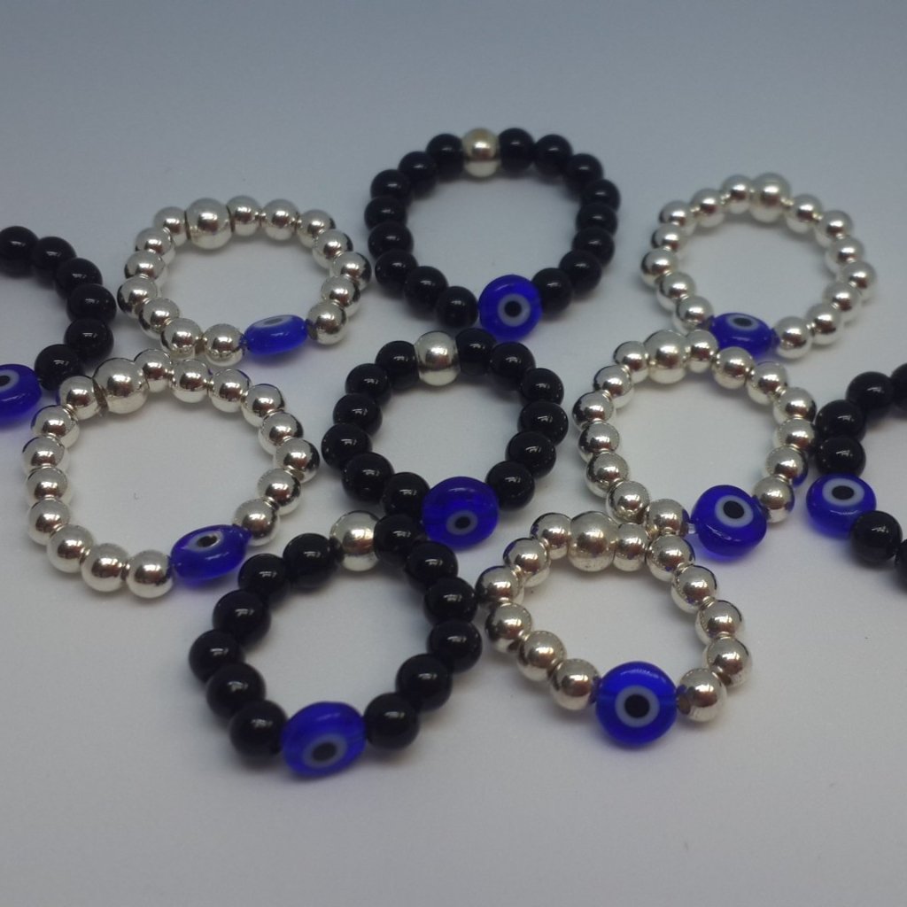 Silver Evil Eye Rings