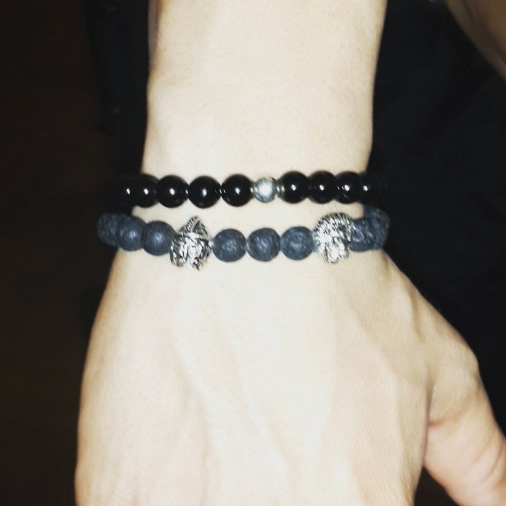 Spartan Warrior and Lion Head Bracelet