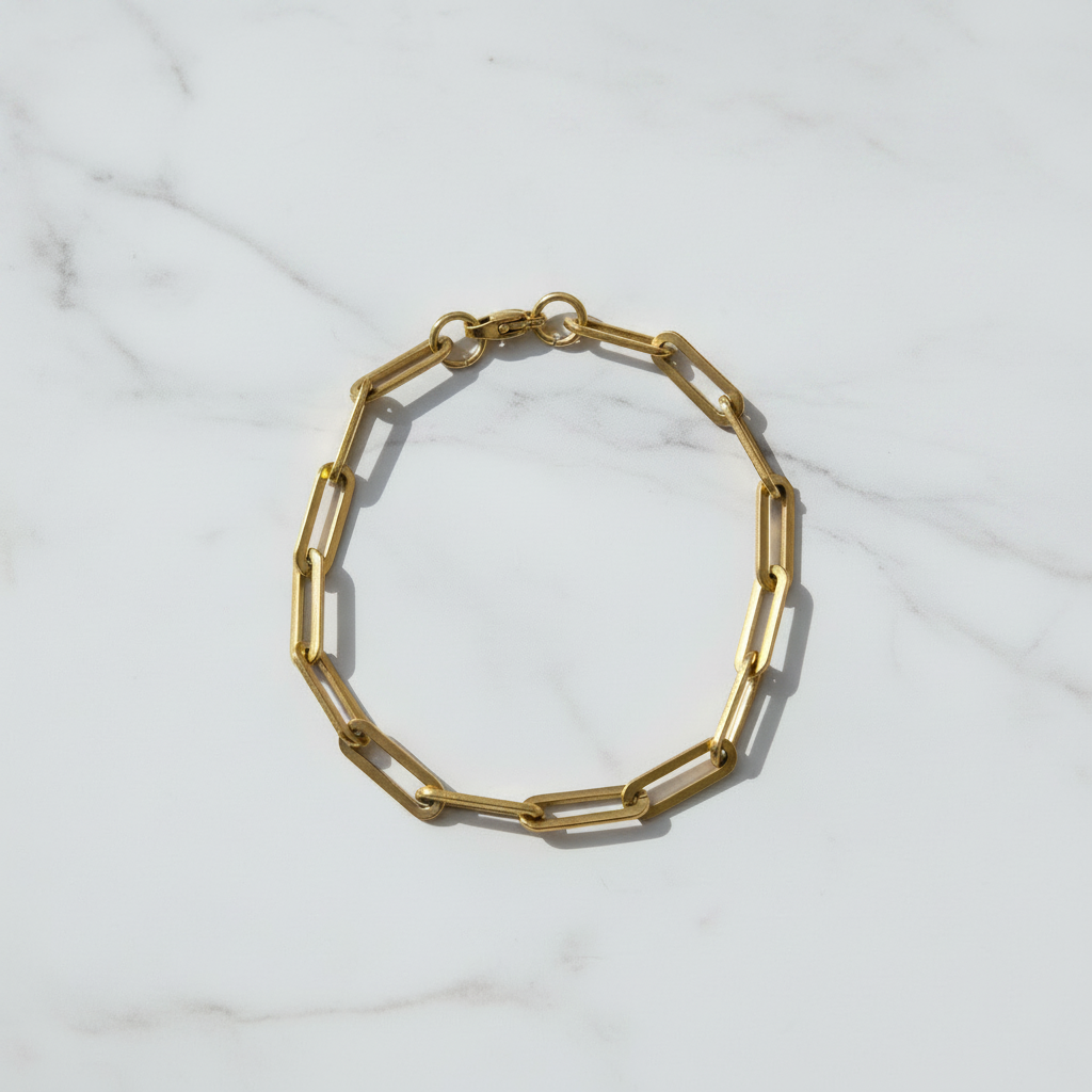 Large Paper Clip Bracelet
