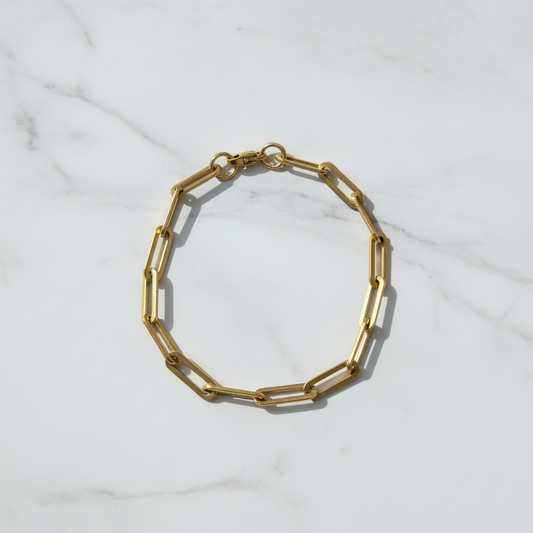 Large Paper Clip Bracelet