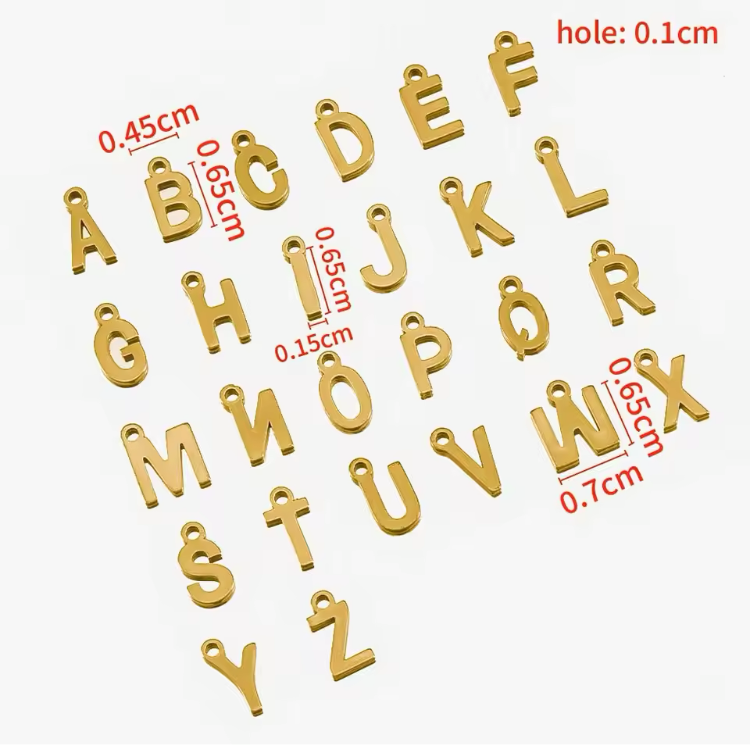 Small Initial Charms