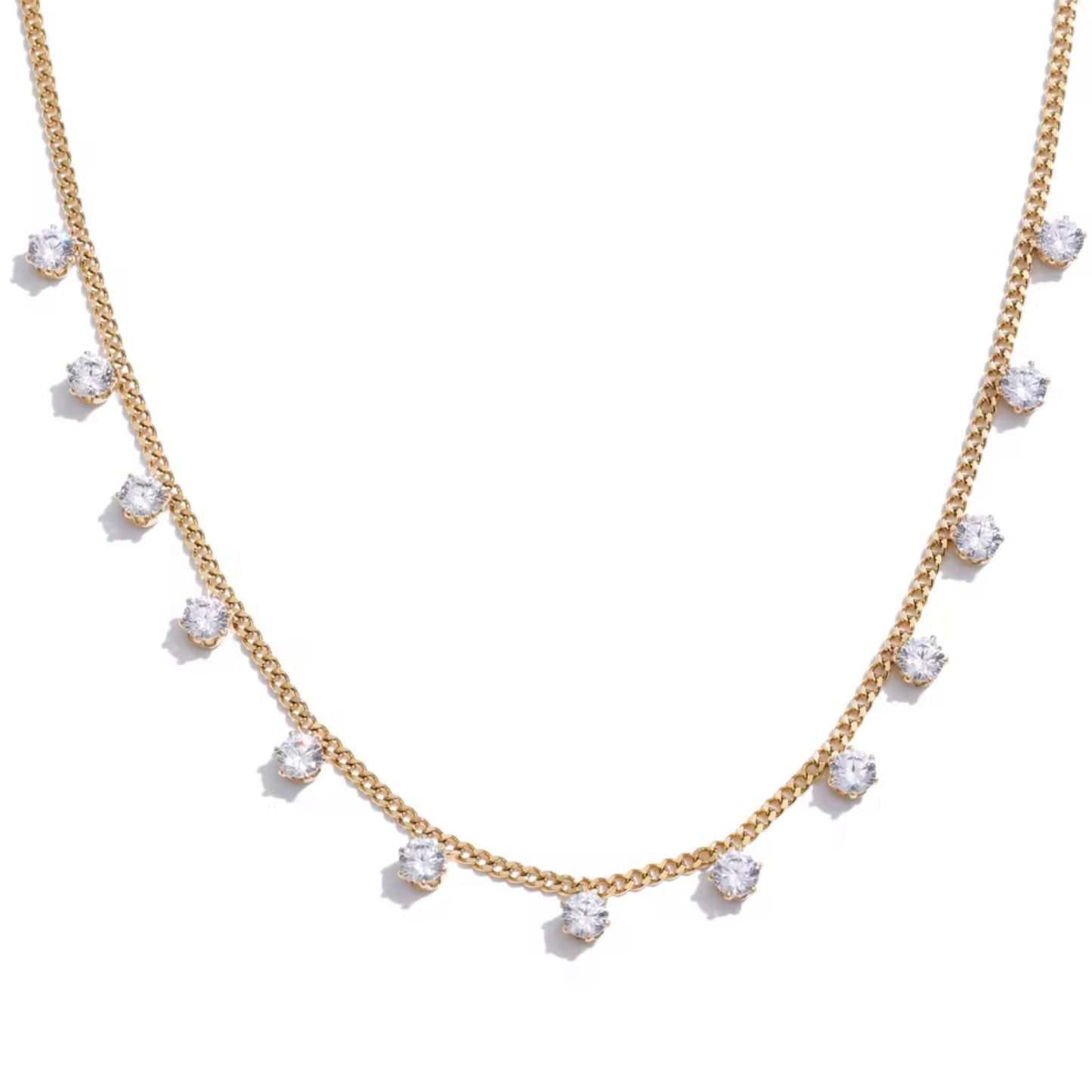 Elyssa Crystal Charm Necklace