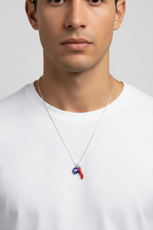 Chilli and Eye Necklace