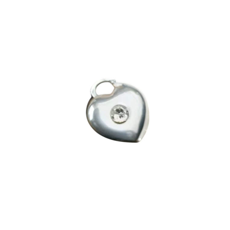 Mini Crystal Heart Charm