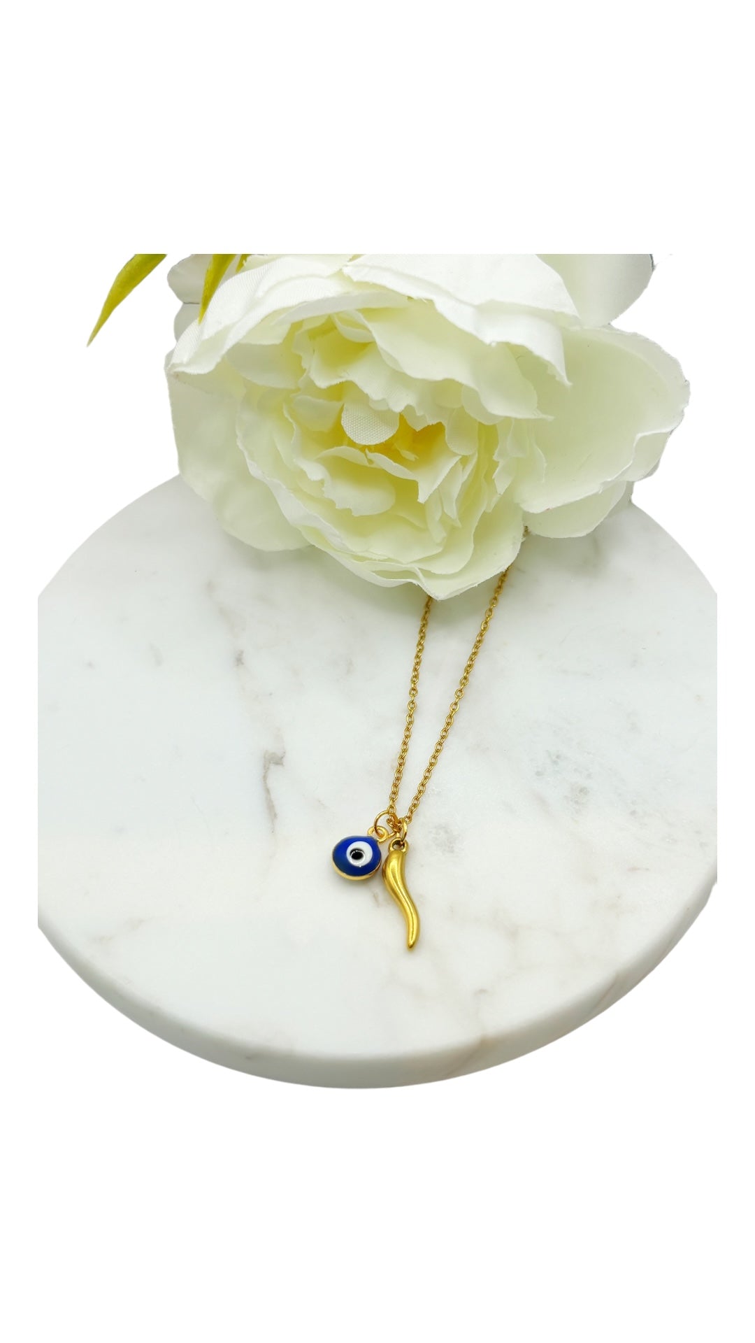 Chilli and Eye Necklace