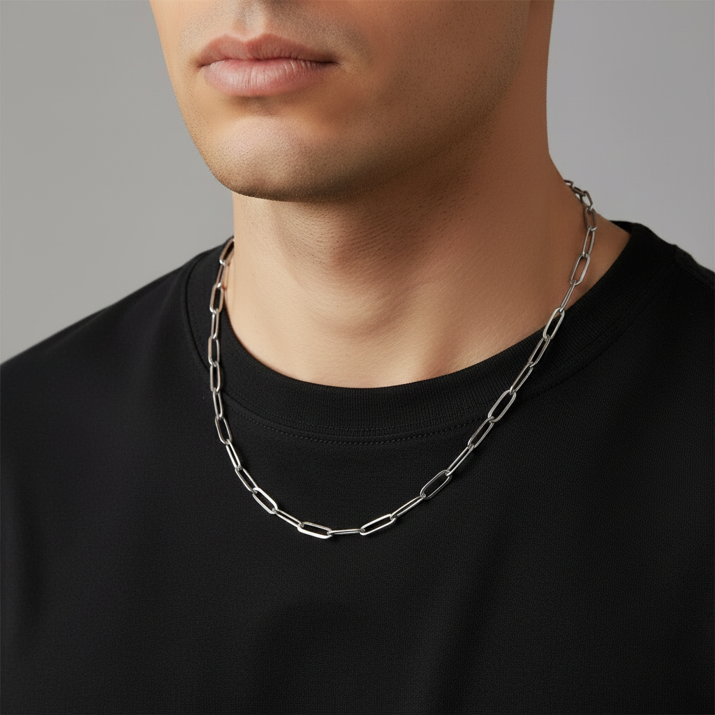4mm x 12mm Paperclip Chain