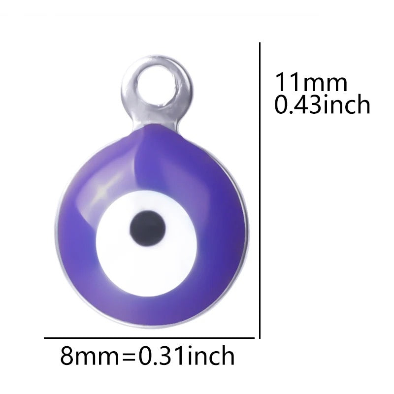 8mm Mati Charm Stainless Steel