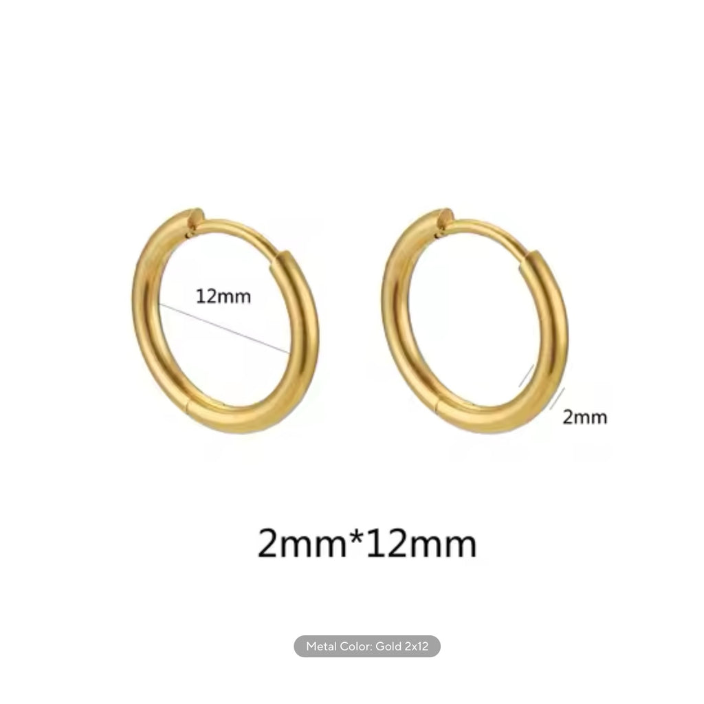 2mm Thick Stainless Steel Hoops